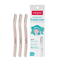 Sirona Face Razor for Women Facial Hair - Pack of 3 | Painless Facial Hair Removal [Deal Rush]