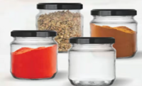 Glass ideas Kitchen Glass Jar (350ml, Transparent) 4 