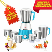 Jiomart : Alibaba Supreme Seven Star 7 Jar Wonder 750 Mixer Grinder (7 Jars, White, Blue)