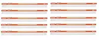 Halonix 20-watt LED Batten/Tubelight | Streak square 4-ft LED Batten for Living Room & Bedroom | Cool Day Light, Pack of 10 