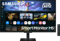 Samsung M5 Series 81.28 cm (32 inch) Full HD LED Backlit VA Panel Smart Monitor (LS32FM500EWXXL)