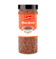 YUM YUM Roasted Flax Seeds, with Omega 3 Fatty Acids | Edible Seeds o - 200 g