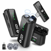 GRENARO Mic for YouTube Wireless with 48H Charging Case, 3-Level Noise Cancellation Mic [₹250 Off Coupon]