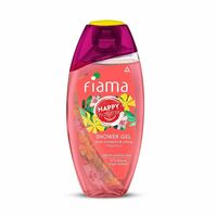 Fiama Happy Naturals Body Wash Shower Gel, 250ml, Plum Blossom and Ylang, Body Wash for Women & Men, 97% Natural Origin Content, Safe on Sensitive Skin Bodywash