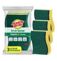 Check out Scotch-Brite Sponge Scrub (6.9 × 10 cm, Green and Yellow) on Swiggy Instamart: