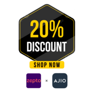 Get 20% discount (upto ₹1000) on Ajio shopping: Unlock Coupon on Zepto (curated products)