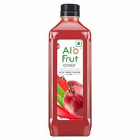 (Pack of 55)Alo frut Anaar (Pomegranate) Fruit Drink with Tasty Aloevera Chunks & Juice | Goodness of Fresh Fruits and Aloevera | Ready-to-Serve Fruit Juice - 150 ml (Pack of 55)