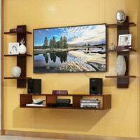pndggroup Engineered Wood TV Entertainment Unit  (Finish Color - WENGE, DIY(Do-It-Yourself))