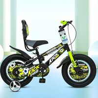 VESCO Kick Pro 14 T Kids Cycle with Balance Wheel & Back Rest Seat/