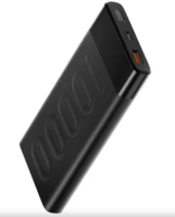 Ambrane Slim & Compact Power Bank, 10000mAh, 22.5W (Black) 3-day Replacement