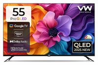VW 140 cm (55 inches) Pro Series 4K Ultra HD Smart QLED Google TV VW55GQ1 Apply ₹500 coupon 