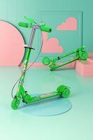 ERONE Foldable Kick Scooter for Kids 3+ Years | Steel Body, 4-Level Adjustable Handlebar 