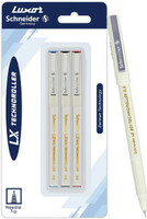 LUXOR Schneider LX Technoroller-801| 0.5 mm tip| German Technology| 100% Liquid Ink Roller Ball Pen  (Pack of 3, )x 2