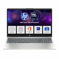 HP 15, Intel Ultra 5 125H (16GB DDR5, 1TB SSD) FHD, IPS, 15.6''/39.6cm, Win11, M365 Basic(1yr)* Office24, Silver, 1.65kg, fd1255TU, Intel Arc Graphics, FHD Camera w/Shutter, AI Powered Laptop