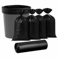 BENAVJI Gardening Black Garbage Bags 19x21 Inch – 6 Rolls (30 Pcs/Roll, Total 180 Bags) 
