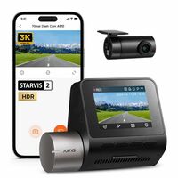 70mai A510 HDR 3K Dual Channel Dash Cam, STARVIS 2 IMX675 Sensor, ADAS, Built-in GPS Logger