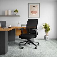 GODREJ INTERIO Curv Chair Premium Mesh Wide Back Ergonomic Work from Home/Office Chair,