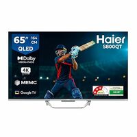 Haier 164 cm (65) S800 Series 4K Ultra HD Smart QLED Google TV 65S800QT-P (Grey) Apply ₹1000 coupon