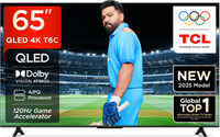 TCL T6C 164 cm (65 inch) QLED Ultra HD (4K) Smart Google TV 2025 Edition 