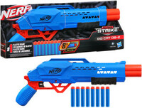 Nerf Alpha Strike Big Cat DB-2 Blaster, Fires 2 Darts in a Row, Incl. 8 Darts, for 8+ Guns & Darts  (Multicolor) [356 + 9 SC]