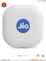 The JIO Tag Go For Android ( No Sim Needed ) is a compact Bluetooth tracker that helps find lost items via Google Find My Device.