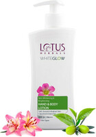 LOTUS HERBALS WhiteGlow Skin Brightening Hand and Body lotion SPF 25 PA+++  (400 ml)