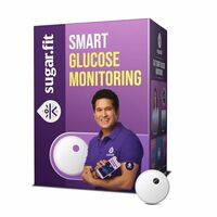 Sugar.fit Smart Glucose Monitoring, Real-Time Blood Sugar Level Tracking, Bluetooth-Enabled