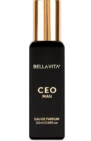 BELLAVITA CEO MAN Eau De Parfum For Men, Long Lasting Notes of Tonka, Agarwood & Ambergris Eau de Parfum - 20 ml (For Men)