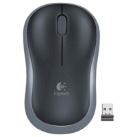 logitech M185 2.4GHz Wireless Smooth Optical Tracking Mouse (1000 DPI, Plug & Play, Grey)