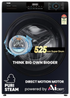 Haier 9 Kg 5 Star Powered by AI-DBT Fully Automatic Front Load Washing Machine (Black)