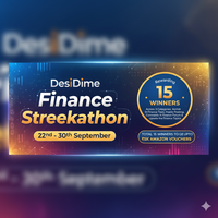 DesiDime Finance Streakathon | Top 15 to Grab ₹5K Amazon Vouchers