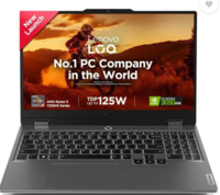 Lenovo LOQ AMD Ryzen 5 Quad Core 7235HS - (12 GB/512 GB SSD/Windows 11 Home/6 GB Graphics/NVIDIA GeForce RTX 3050) 15ARP9 Gaming Laptop  (15.6 Inch, Luna Grey, 2.38 Kg)
