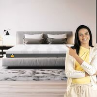 LOOT- Centuary Mattresses Sleepables 6-Inch Queen Size with Active Edge Support Antimicrobial Foam Rolled 