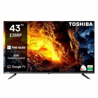 TOSHIBA 108 cm (43 inches) E38RP Series Full HD Ready Smart QLED Google TV 43E38RP