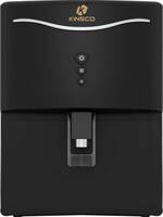 Kinsco Aqua Curvv ISI Mark Copper Zinc Alkaline Mineral RO 8 L RO + UF + UV + Copper + Alkaline + Mineralizer Water Purifier (Black)