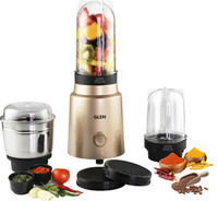Glen Active Blender 350 W Mixer Grinder  (SA 4048 Active Blender | 3 Jars | Golden)