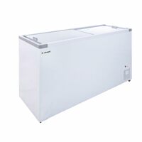 Rockwell 450GT Glass Top Deep Freezer with 1 + 3 Yrs.(Comprehensive Warranty on Cooling Coil), Low Power Consumption