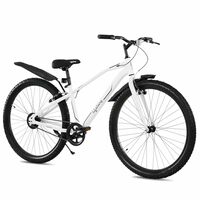 Lifelong Cycle for Men & Women 27.5 T with V-Brake - Single Speed MTB Bike/Bicycle - Rigid Fork - Mountain Bike Ideal for 15 Years + Adults Above Height 5 ft 5 inches (LLBC2706, White)