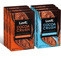 Luvit cocoa crush -Milk and dark compound bars -3kg perfect for baking