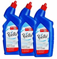  Presto! Disinfectant Toilet Cleaner Liquid | Original | 3 Litre | 1 L x 3 Packs | Kills 99.9% Germs | Removes Stains