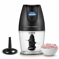 KENT Electric Chopper-B for Kitchen 250 Watt | Chop, Mince - Black