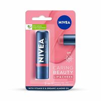 NIVEA Lip Caring Beauty Rose Lip Balm | Lip & Cheek Tint with SPF 30