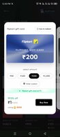 Pay Credit Card Bill on cred and get 200rs flipkart giftcard in 1Re[Account Specific]
