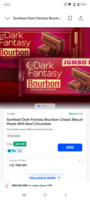 Swiggy Instamart sunfeast dark fantasy classic bourbon biscuit ( may be location specific) 