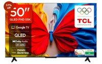 TCL 126 cm (50 inches) Metallic Bezel-Less, FHD Smart QLED Google TV 50S5K  @20990