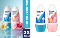 Buy Rexona Women Set of 2 Underarm Roll-On Deodorant 50ml & Get Free Electric Toothbrush Brush [Add 2 qty]
