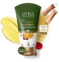 Lotus Botanicals Ubtan De-Tan Radiance | Brightens Skin & Reduces Dullness Face Wash (100 ml)