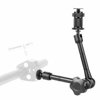 PHOTOMAX 11 inch Magic Articulating Adjustable Arm for DSLR Camera, LCD Monitor, LED Lights, Flash Light, Microphone (11 inch Articulating Arm)