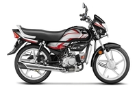 Hero Hf Deluxe 24 BS6 Bike (DRS CS FI) Black-Red Stripe Booking For Ex-Showroom Price