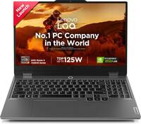 Lenovo LOQ AMD Ryzen 5 Quad Core 7235HS - (24 GB/512 GB SSD/Windows 11 Home/4 GB Graphics/NVIDIA GeForce RTX 3050A) 15ARP9 Gaming Laptop  (15.6 inch, Luna Grey, 2.38 kg, With MS Office)